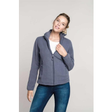 KARIBAN Pulóver Kariban Maureen polár női cipzáras női (280g/m2) dark grey, 4XL munkaruha