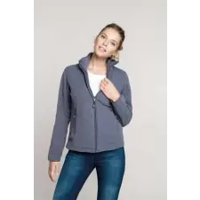 KARIBAN Pulóver Kariban Maureen polár női cipzáras női (280g/m2) dark grey, XS munkaruha