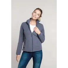 KARIBAN Pulóver Kariban Maureen polár női cipzáras női (280g/m2) sky blue, 3XL