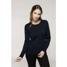 KARIBAN Pulóver Kariban női kerek nyakú női, grey melange, L munkaruha