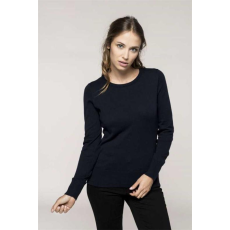 KARIBAN Pulóver Kariban női kerek nyakú női, navy, XL