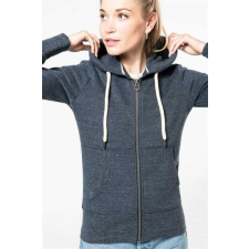 KARIBAN Pulóver Kariban női, slub grey heather, 2XL munkaruha