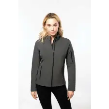 KARIBAN Pulóver Kariban női softshell cipzáras női (300g/m2) aqua blue, S munkaruha