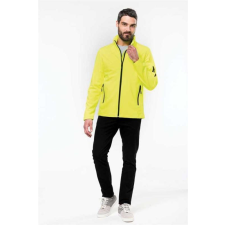 KARIBAN Pulóver Kariban softshell férfi cipzáras férfi (300g/m2) fluorescent yellow, S munkaruha