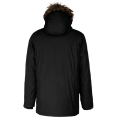 KARIBAN téli kapucnis bélelt férfi kabát KA621, Black-3XL