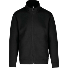 KARIBAN Uniszex cipzáras pulóver, Kariban KA472, Black-2XL férfi pulóver, kardigán