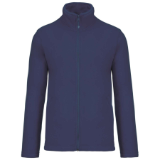 KARIBAN Uniszex FALCO cipzáras mikropolár pulóver, Kariban KA911, Deep Blue-3XL férfi pulóver, kardigán
