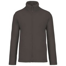 KARIBAN Uniszex FALCO cipzáras mikropolár pulóver, Kariban KA911, Green Olive-3XL férfi pulóver, kardigán