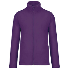 KARIBAN Uniszex FALCO cipzáras mikropolár pulóver, Kariban KA911, Purple-3XL