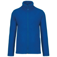 KARIBAN Uniszex FALCO cipzáras mikropolár pulóver, Kariban KA911, Royal Blue-2XL