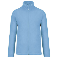 KARIBAN Uniszex FALCO cipzáras mikropolár pulóver, Kariban KA911, Sky Blue-S