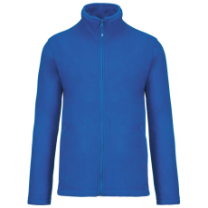 KARIBAN Uniszex FALCO cipzáras mikropolár pulóver, Kariban KA911, True Indigo-2XL