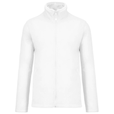 KARIBAN Uniszex FALCO cipzáras mikropolár pulóver, Kariban KA911, White-4XL