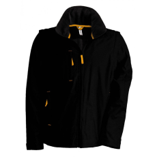 KARIBAN Uniszex kabát Kariban KA639 Score - Detachable-Sleeved Blouson Jacket -M, Black/Orange