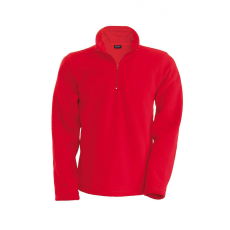 KARIBAN Uniszex kabát Kariban KA912 Enzo - Zip neck Microfleece Jacket -3XL, Red