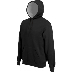 KARIBAN Uniszex kapucnis pulóver Kariban KA443 Hooded Sweatshirt -XL, Black