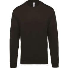 KARIBAN Uniszex kereknyakú pulóver, Kariban KA474, Dark Grey-M