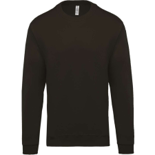 KARIBAN Uniszex kereknyakú pulóver, Kariban KA474, Dark Grey-XS férfi pulóver, kardigán