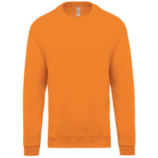KARIBAN Uniszex kereknyakú pulóver, Kariban KA474, Orange-S férfi pulóver, kardigán