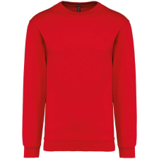 KARIBAN Uniszex kereknyakú pulóver, Kariban KA474, Red-2XL férfi pulóver, kardigán