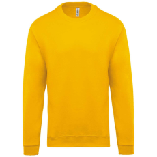 KARIBAN Uniszex kereknyakú pulóver, Kariban KA474, Yellow-2XL