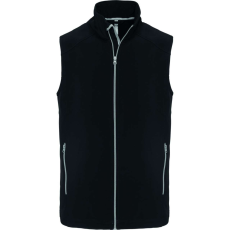 KARIBAN Uniszex két rétegű softshell mellény, Kariban KA423, Black-L