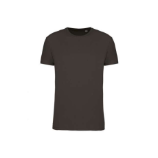 KARIBAN Uniszex körkötött organikus póló rövid ujjú, Kariban KA3032IC, Dark Grey-XL