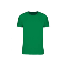 KARIBAN Uniszex körkötött organikus póló rövid ujjú, Kariban KA3032IC, Kelly Green-5XL