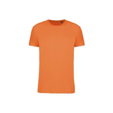 KARIBAN Uniszex körkötött organikus póló rövid ujjú, Kariban KA3032IC, Light Orange-XL