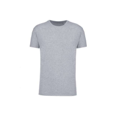 KARIBAN Uniszex körkötött organikus póló rövid ujjú, Kariban KA3032IC, Oxford Grey-L