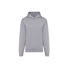 KARIBAN Uniszex laza szabású kapucnis pulóver, Kariban KA4018, Oxford Grey-XS