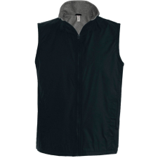 KARIBAN Uniszex mellény akril bevonattal, Kariban KA679, Black/Grey-XL férfi mellény