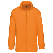 KARIBAN Uniszex rejtett kapucnis széldzseki, Kariban KA616, Orange-XL férfi kabát, dzseki