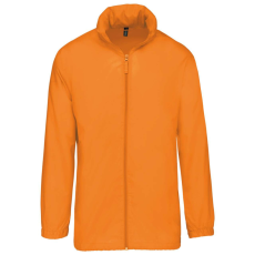 KARIBAN Uniszex rejtett kapucnis széldzseki, Kariban KA616, Orange-XS