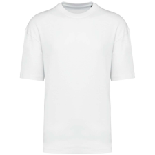 KARIBAN Uniszex szélesebb szabású környakas póló, Kariban KA3008, White-3XL férfi póló