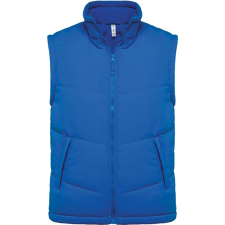 KARIBAN Uniszex unisex mellény polár béléssel, Kariban KA6118, Light Royal Blue-M férfi mellény