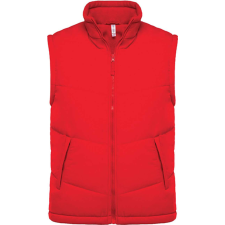 KARIBAN Uniszex unisex mellény polár béléssel, Kariban KA6118, Red-4XL férfi mellény