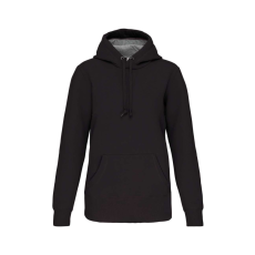 KARIBAN Uniszex vastag kapucnis pulóver, Kariban KA443, Dark Grey-M