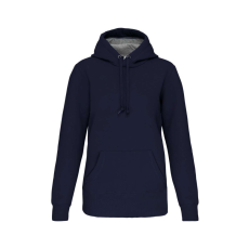 KARIBAN Uniszex vastag kapucnis pulóver, Kariban KA443, Navy-XL