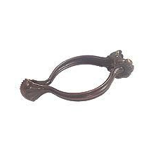 Karikacsipesz (csőcsipesz) 40 mm Ø 10 db/cs (króm) karnis, függönyrúd