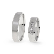  KARIKAGYŰRŰ PÁRBAN 14K ARANY 10,3 GR, CIRKÓNIA KŐVEL gyűrű