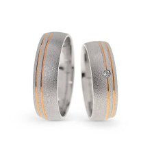  KARIKAGYŰRŰ PÁRBAN 14K ARANY 11 GR, CIRKÓNIA KŐVEL gyűrű