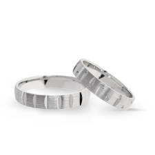  KARIKAGYŰRŰ PÁRBAN 14K ARANY 7,1 GR, CIRKÓNIA KŐVEL gyűrű