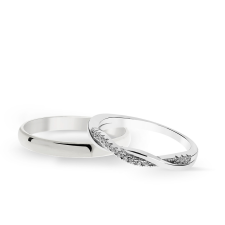  KARIKAGYŰRŰ PÁRBAN SOHO 14K ARANY GYÉMÁNTOKKAL gyűrű