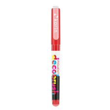 Karin Akril marker , red 032U / Karin PIGMENT decobrush (1 db) filctoll, marker