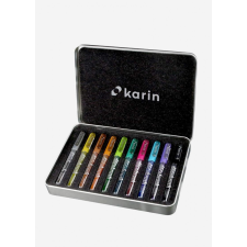 Karin DecoBrush metálszínű Ecsetfilc készlet Metallic (10 db) filctoll, marker
