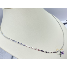  Karina külön leges lapos szemes nemesacél nyaklánc nyaklánc