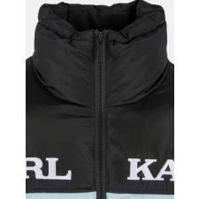 Karl Kani Retro Essential Puffer Jacket téli kabát Férfi Fekete/kék L férfi kabát, dzseki