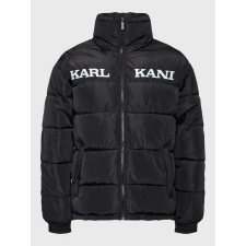 Karl Kani Retro Essential Puffer Jacket téli kabát Férfi Fekete M férfi kabát, dzseki