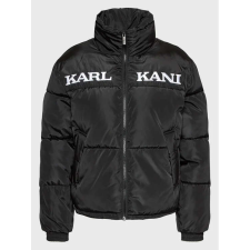 Karl Kani Retro Essential Puffer Jacket téli kabát Női Fekete M női dzseki, kabát